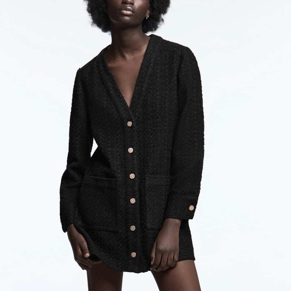 Zara Textured Weave Dress